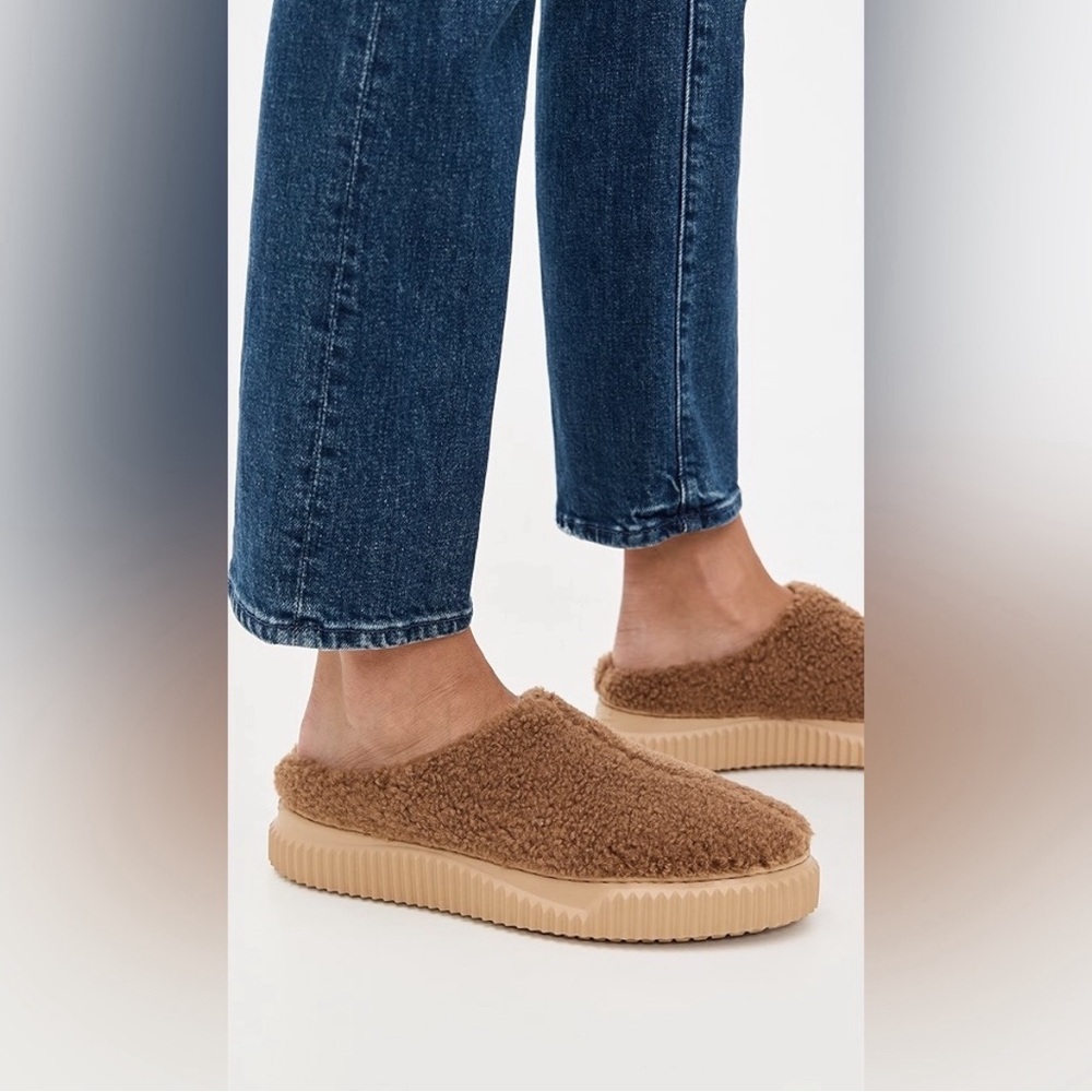 Voile Blanche Gina Mules in Light Brown Slip On Size 37/7 NARROW
